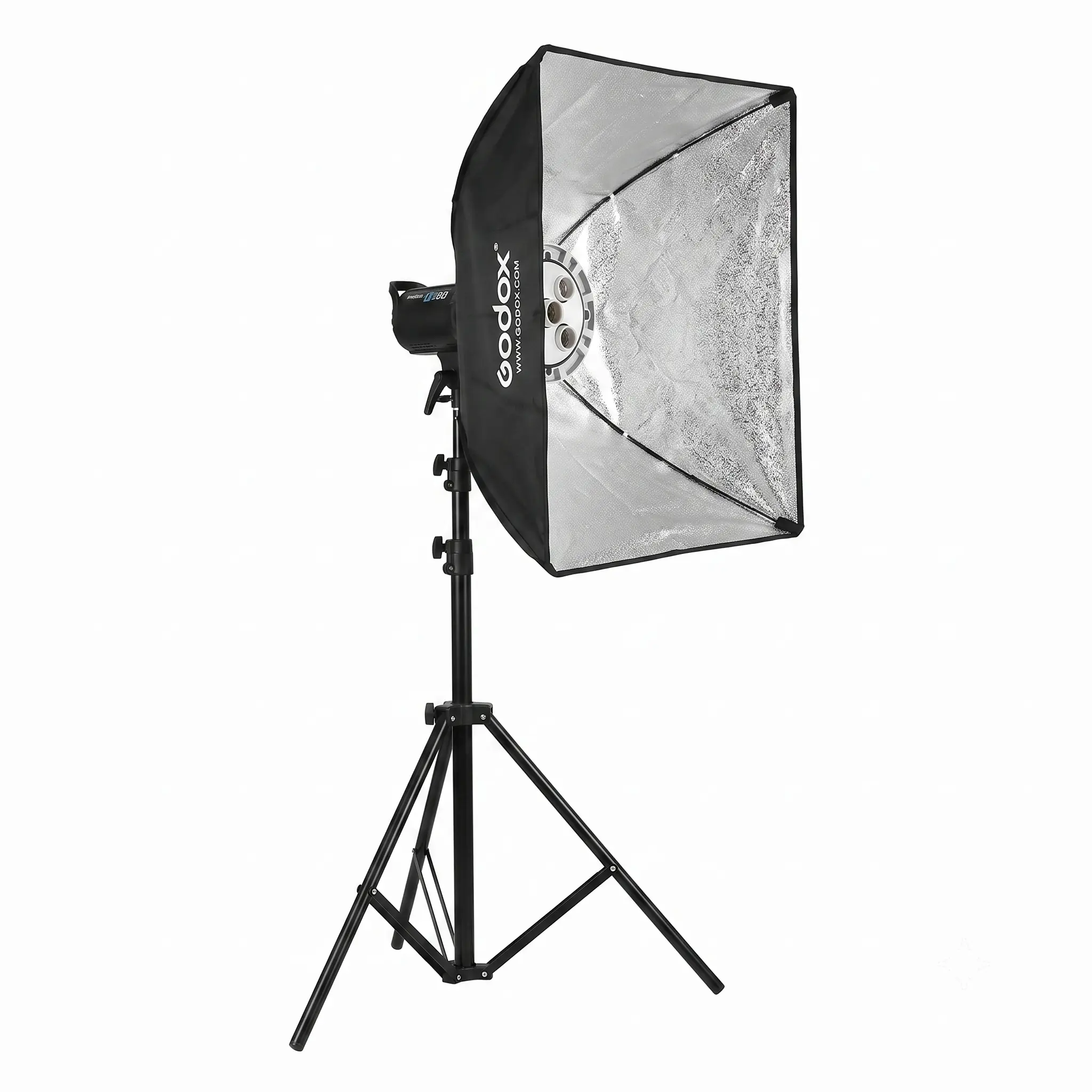 Godox Softbox Lighting Setup for YouTube Home Studio, Live streaming Combo Set- Softbox, Light Holder, Tripod Stand Full Setup