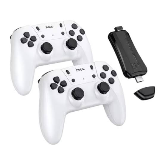 Hoco GA31 Wireless Gamepad Set – Two Controllers + HDMI Game Box for TV & PC