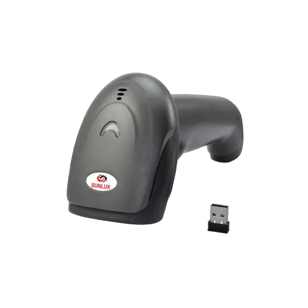 SUNLUX XL-9309B 1D BLUETOOTH &amp; 2.4GHz WIRELESS LASER BARCODE SCANNER