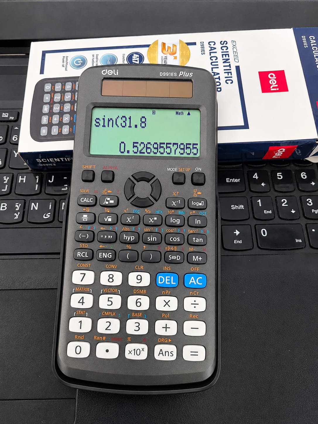 Deli Calculator Scientific D991ES