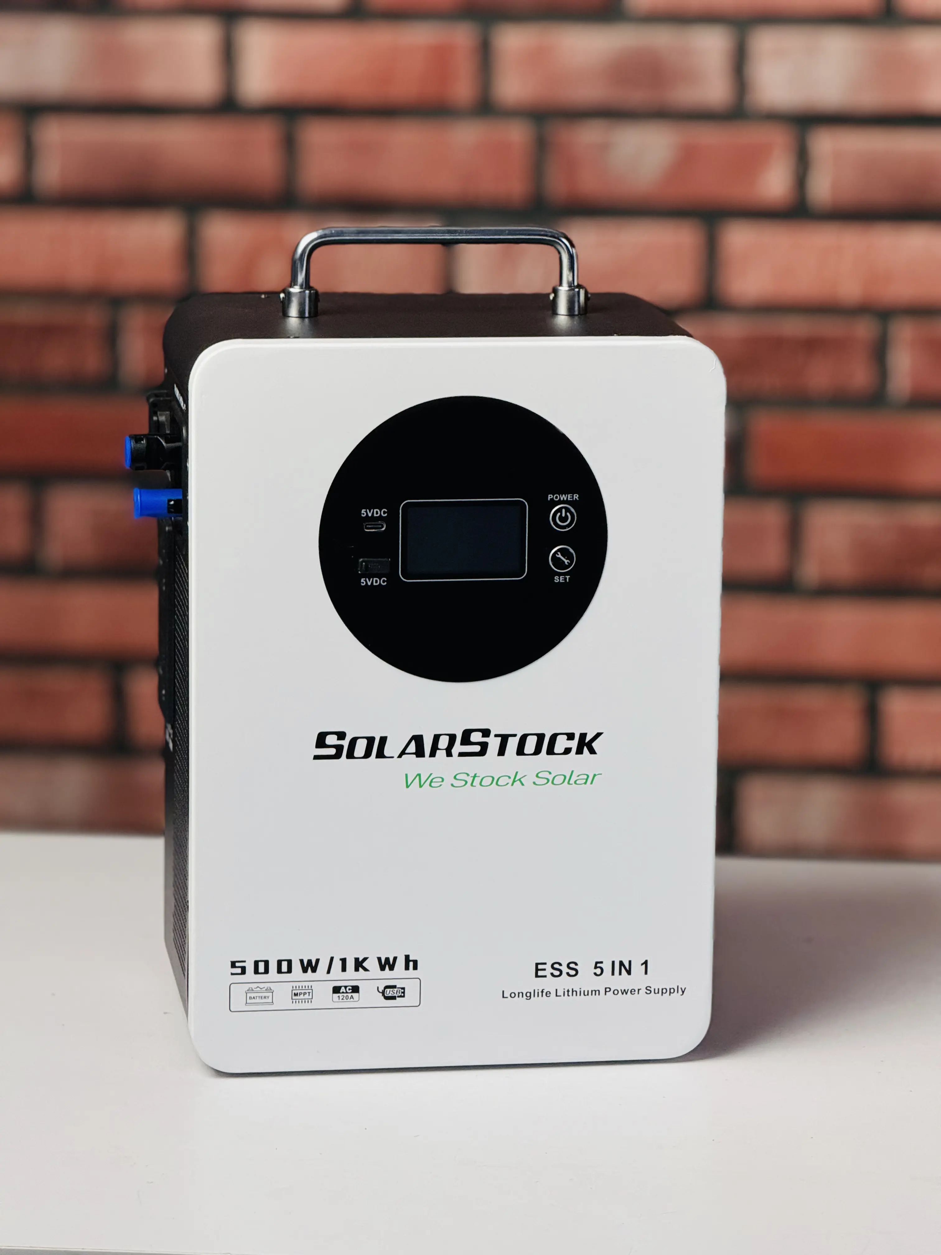 Solarstock SS-LPS500B 500W Smart Lithium Energy Storage System with MPPT &amp; LCD Display