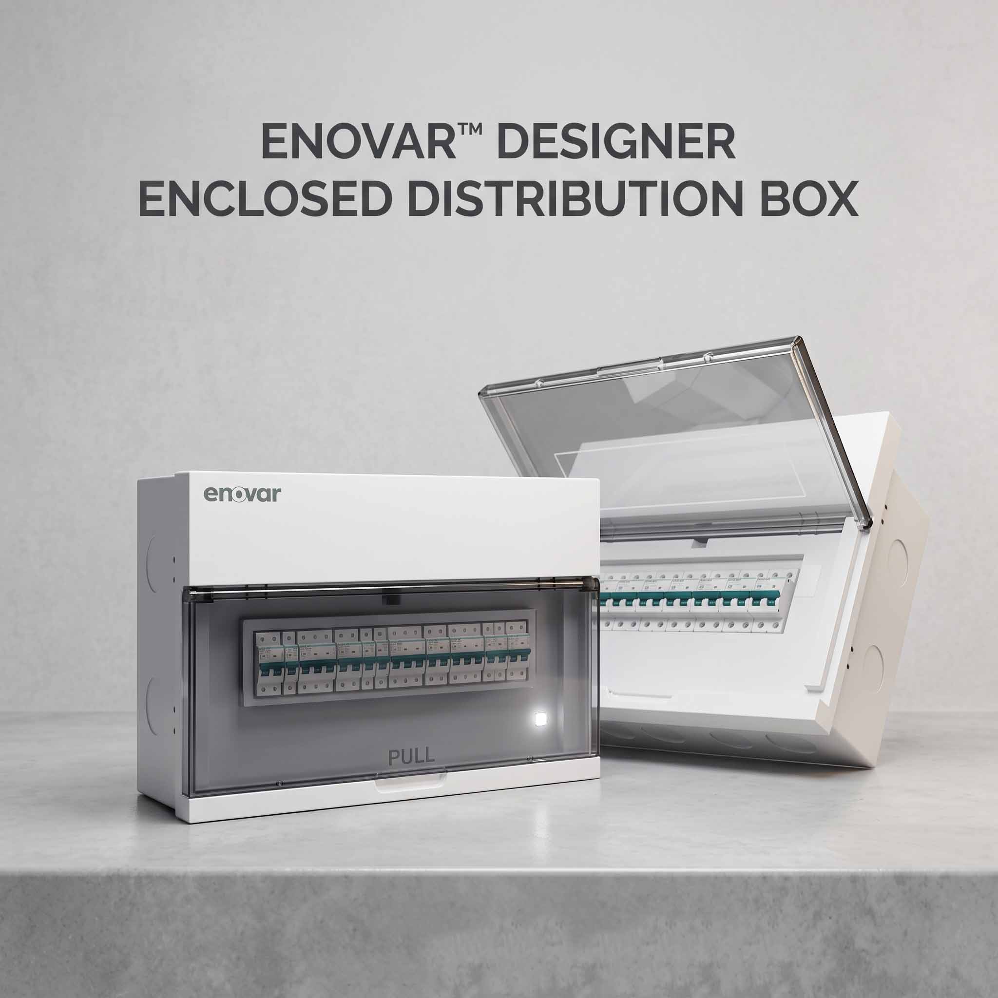 ENOVAR 10-13 WAY METAL DISTRIBUTION BOX