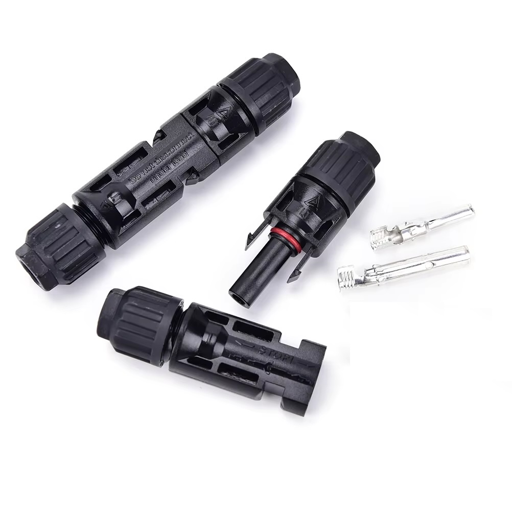 MC4 Connector - 1 Pair, Male + Female Solar Cable Connector