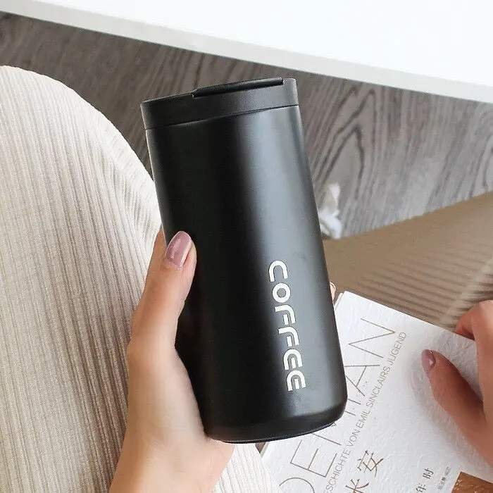 Insulated Thermal Vacuum Coffee Flask (Random Colour )