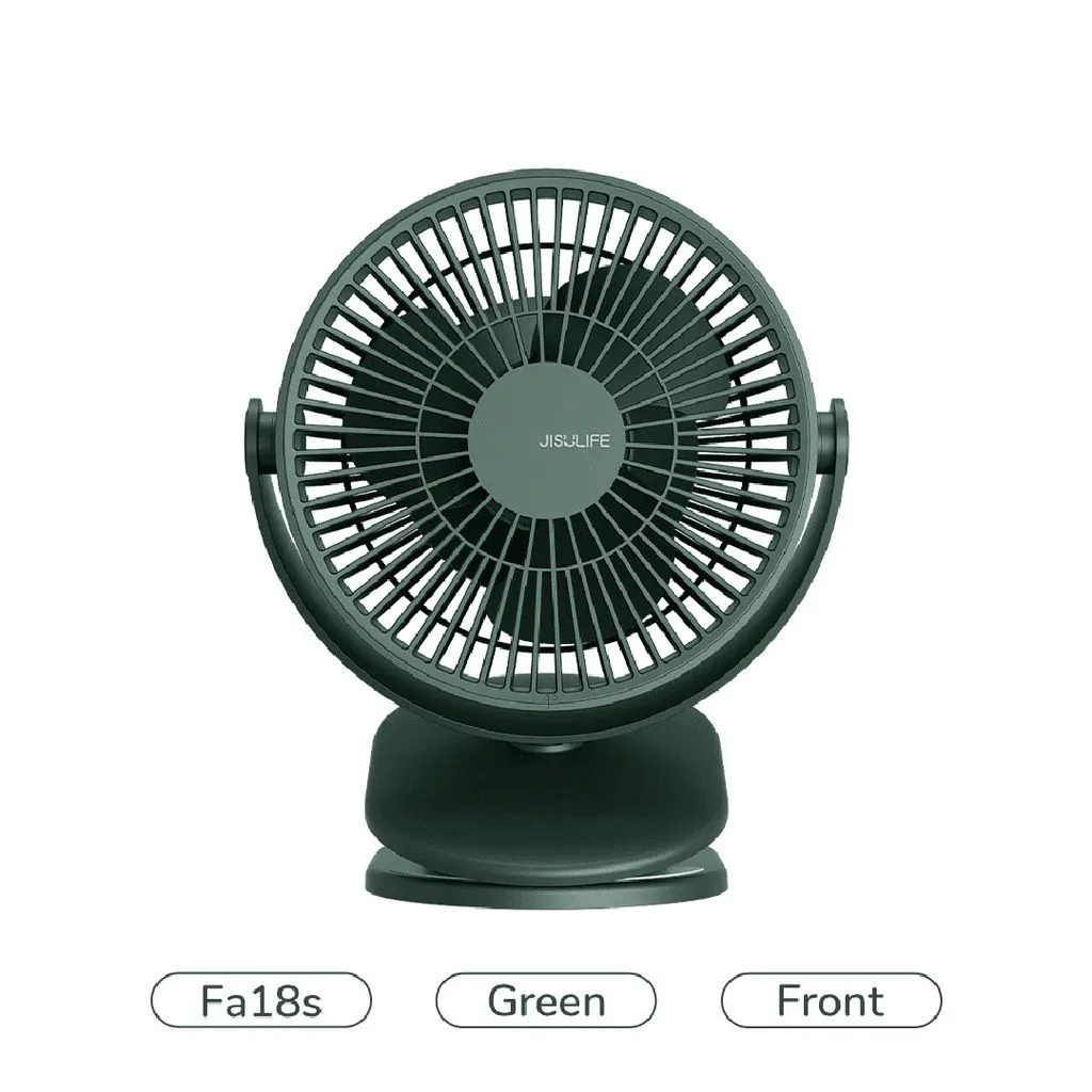 JISULIFE FA18S Portable 3-in-1 Combo Clip-on Rechargeable Fan