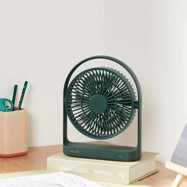 JISULIFE FA19 USB Portable Rechargeable Fan With 4000mAH Battery - Black