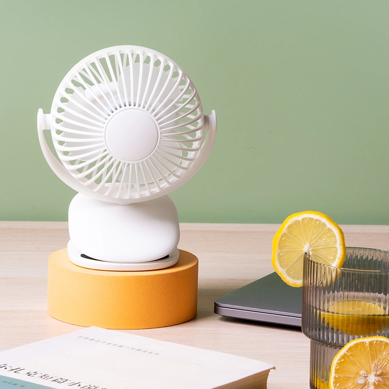 WiWu FS03 Mini Clip Fan 360 Degree Rotation Rechargeable Fan (White)