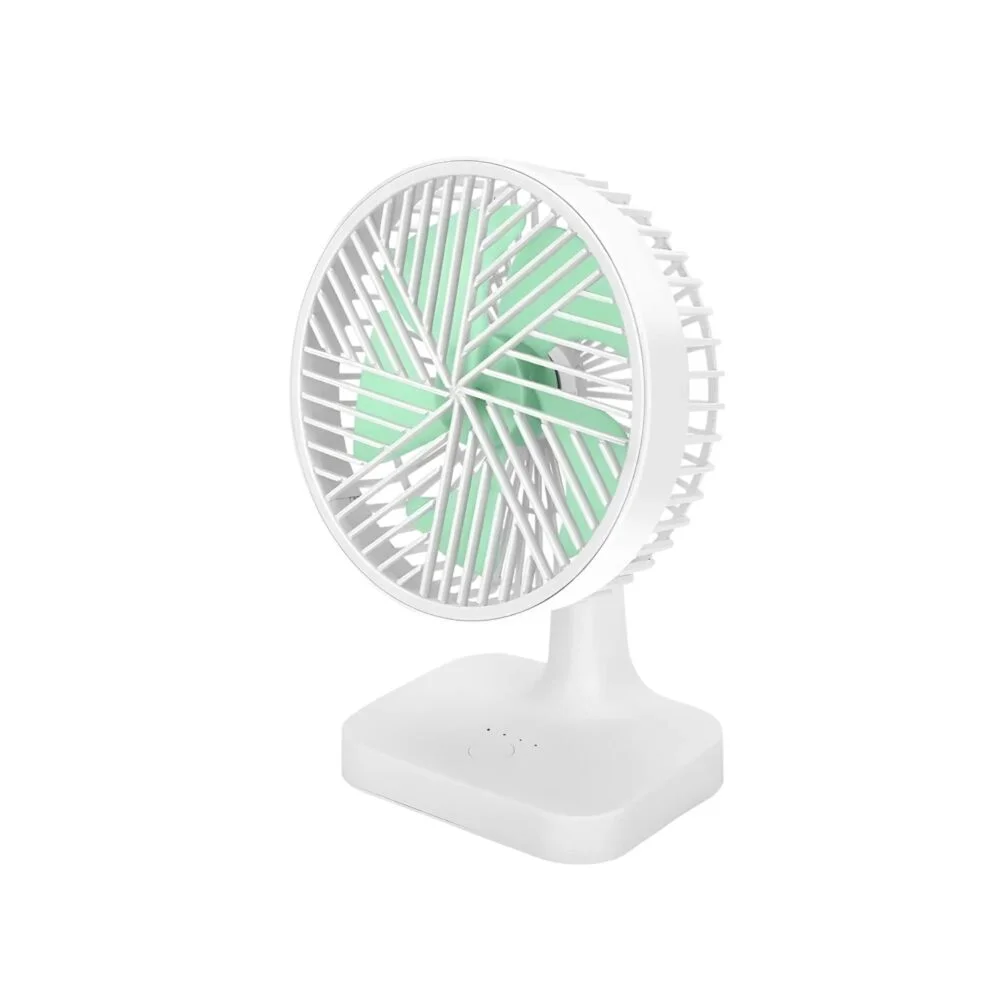 Indiana IRF-F2C Rechargeable Mini Table Fan-Green