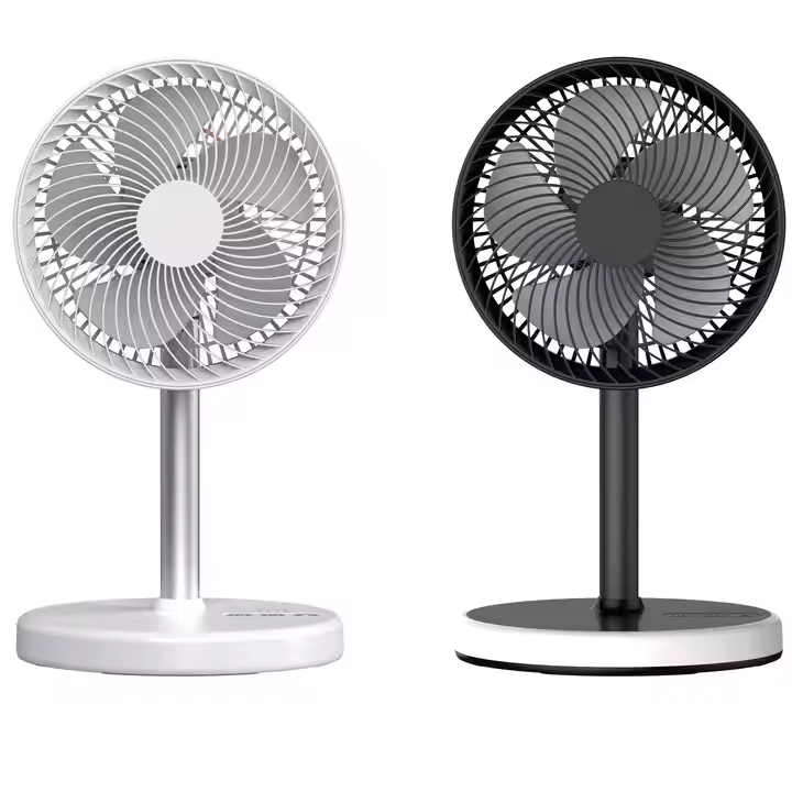 P6 Rechargeable Portable USB Desktop Fan-Black