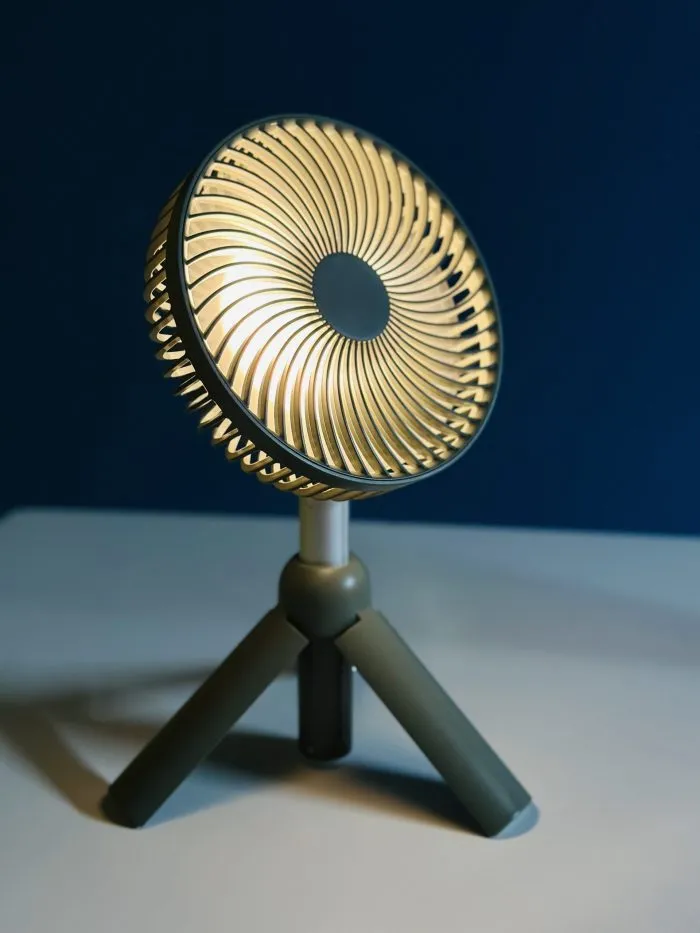 AZEADA PD-F27 Rechargeable Fan With Tripod Stand