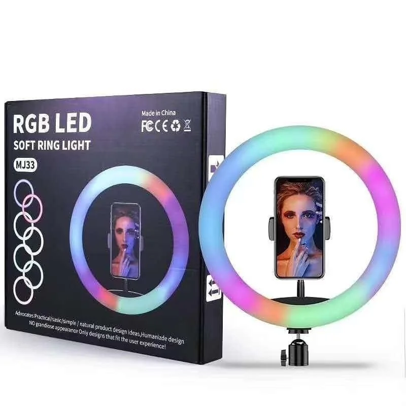 MJ33 RGB LED Soft Ring Light