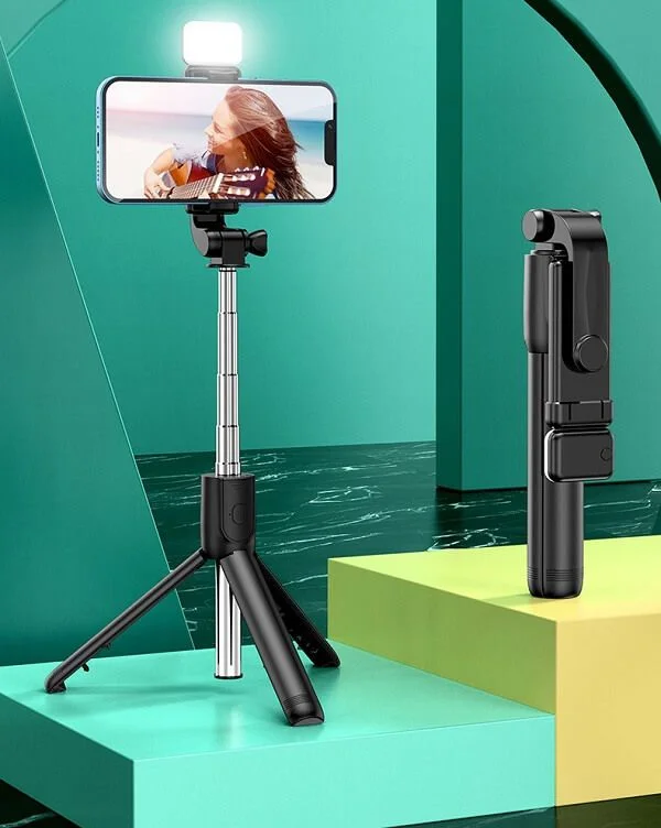 GearUP F210S Bluetooth Selfie Stick Tripod with Remote