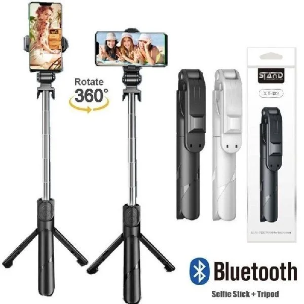 XT02 Wireless Bluetooth Tripod + Mobile Phone Selfie Stick