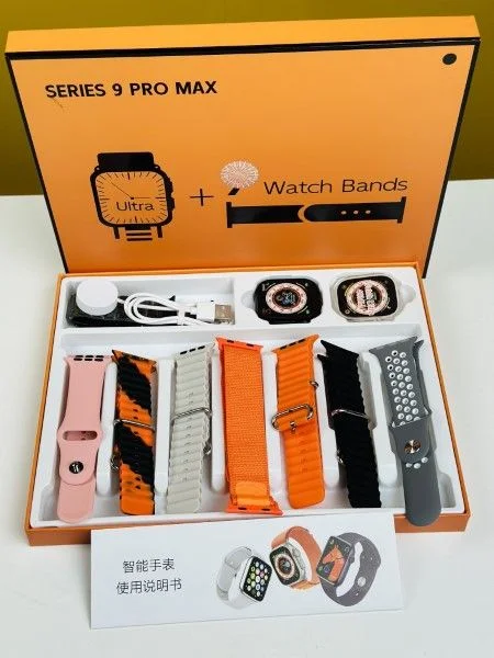 Ultra Series 9 Pro Max(Ultra 2) 8 in 1 Smart Watch