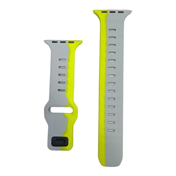 Dual Color 42mm-44mm-45mm-49mm Soft Silicone Watch Straps