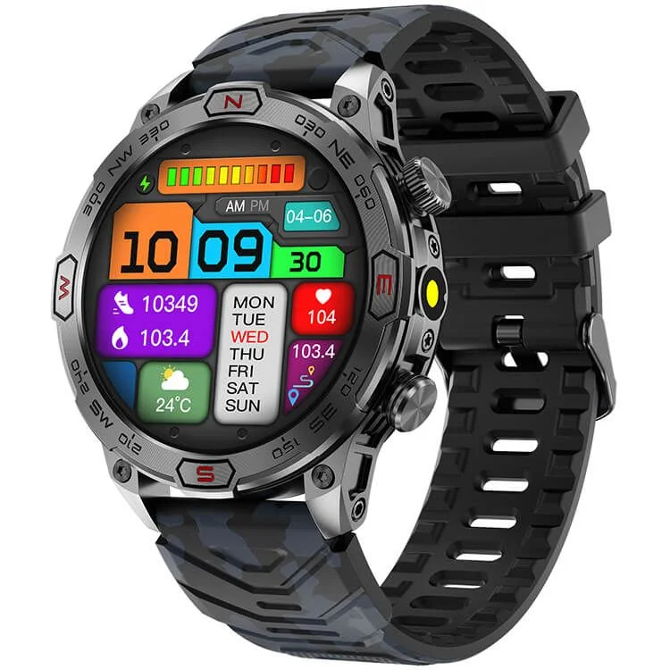 VALDUS VD36 PRO AMOLED Display Compass Positioning Smartwatch  