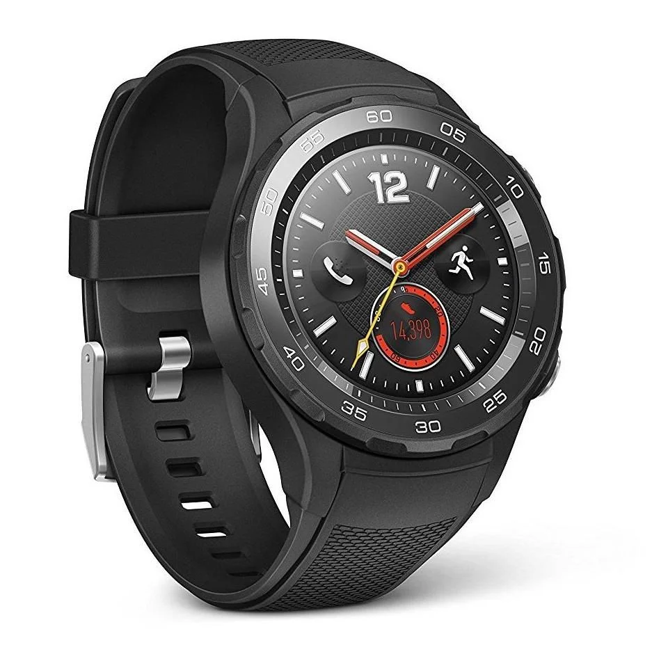 Huawei Watch 2 Smart Watch - WiFi, Carbon Black