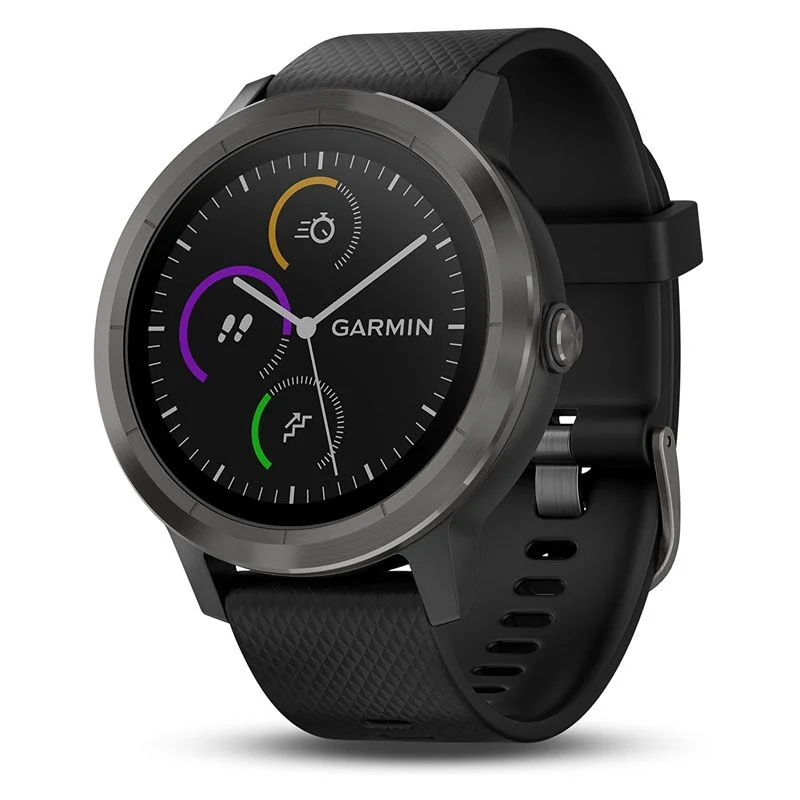 Garmin vivoactive 3 GPS Smartwatch - Black & Gunmetal