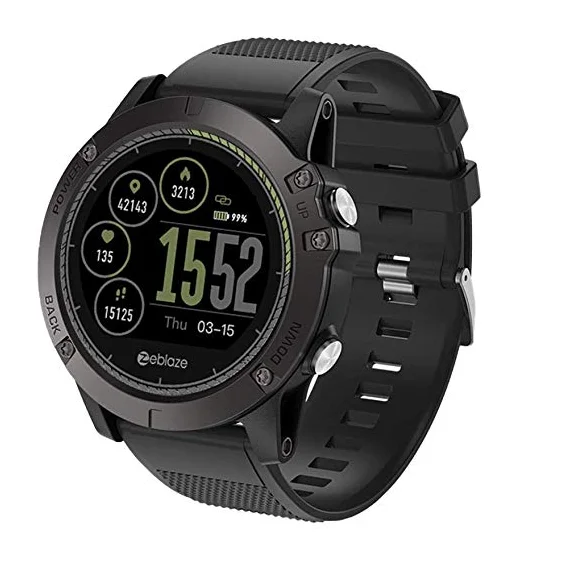 Zeblaze VIBE 3 HR 1.22 inch Sports Smart Watch - Black 