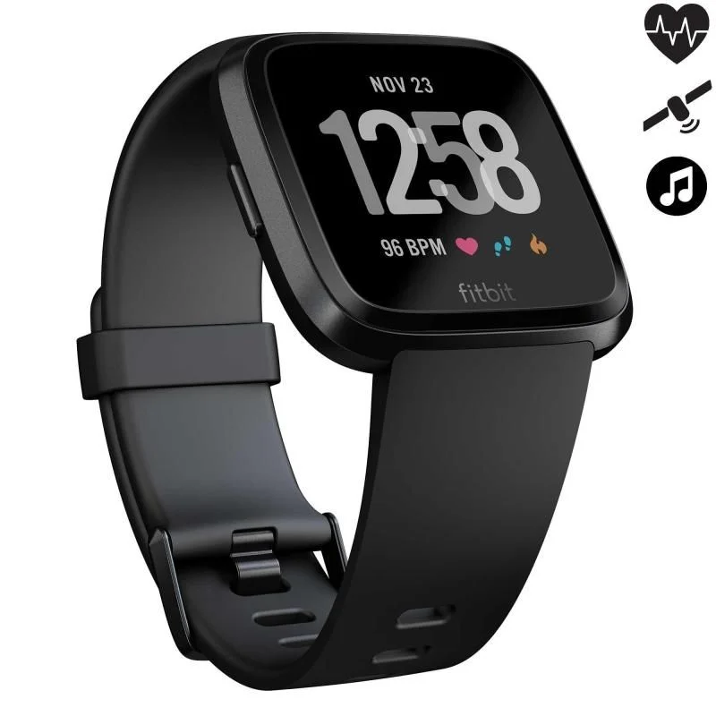 Fitbit Versa GPS Enabled SmartWatch &amp; Full Day Activity Tracker (S &amp; L Bands Included)