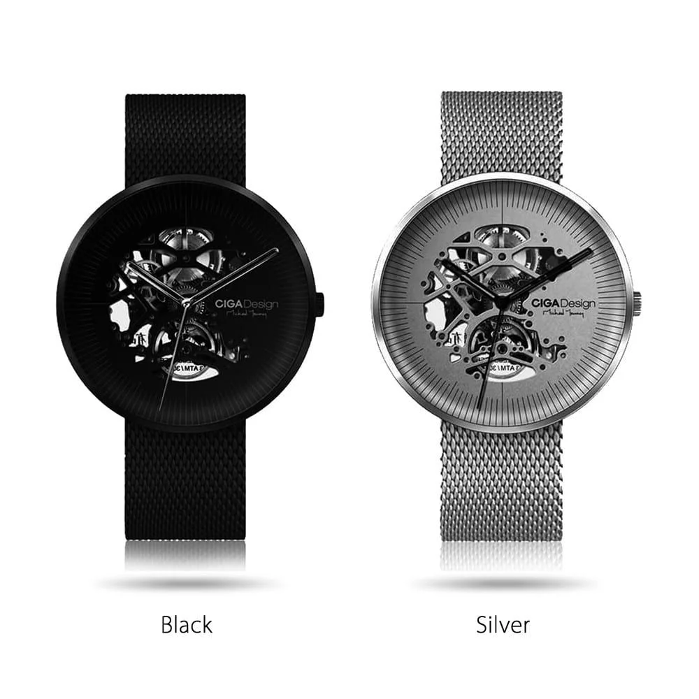 Original Xiaomi CIGA Design MY Mechanical Watch Leather &amp; Chain Strap (Round Shape)