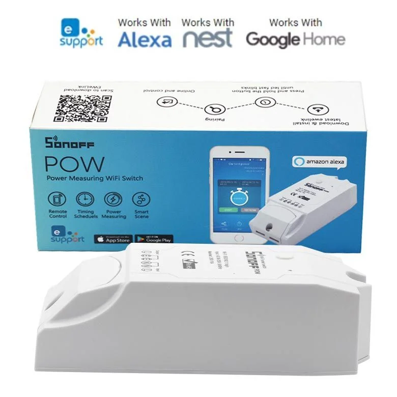 Sonoff Pow WiFi Switch With Power Consumption Measurement