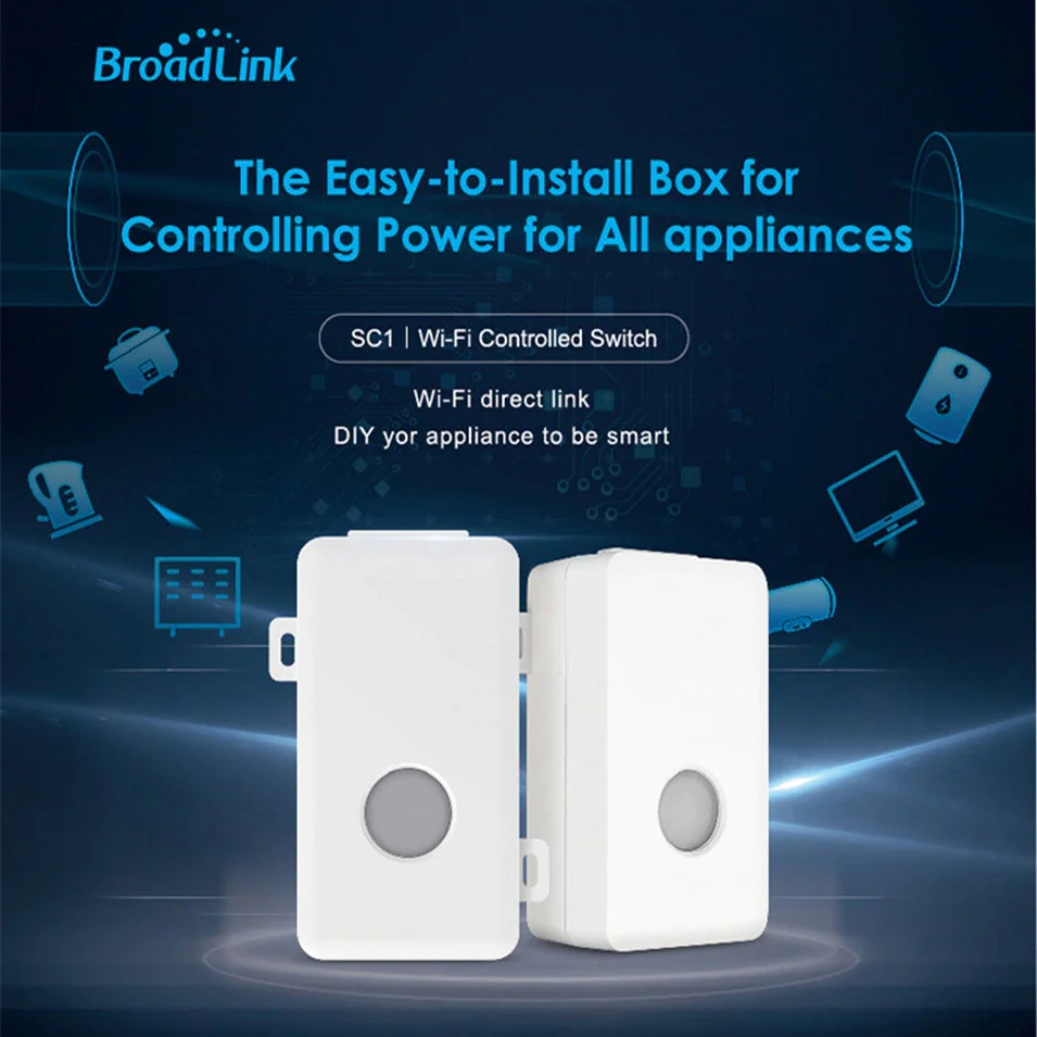 2Pcs Broadlink SC1 Wifi Controller Smart Home Switch