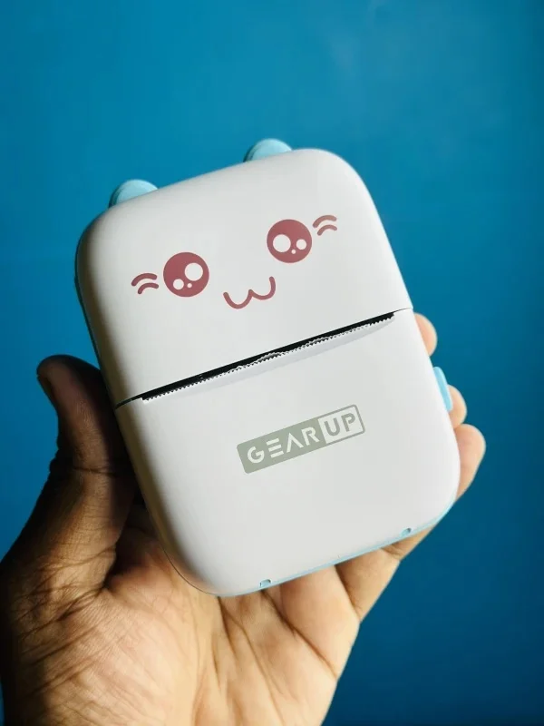 GearUP Mini Thermal Bluetooth Printer - Blue Blue