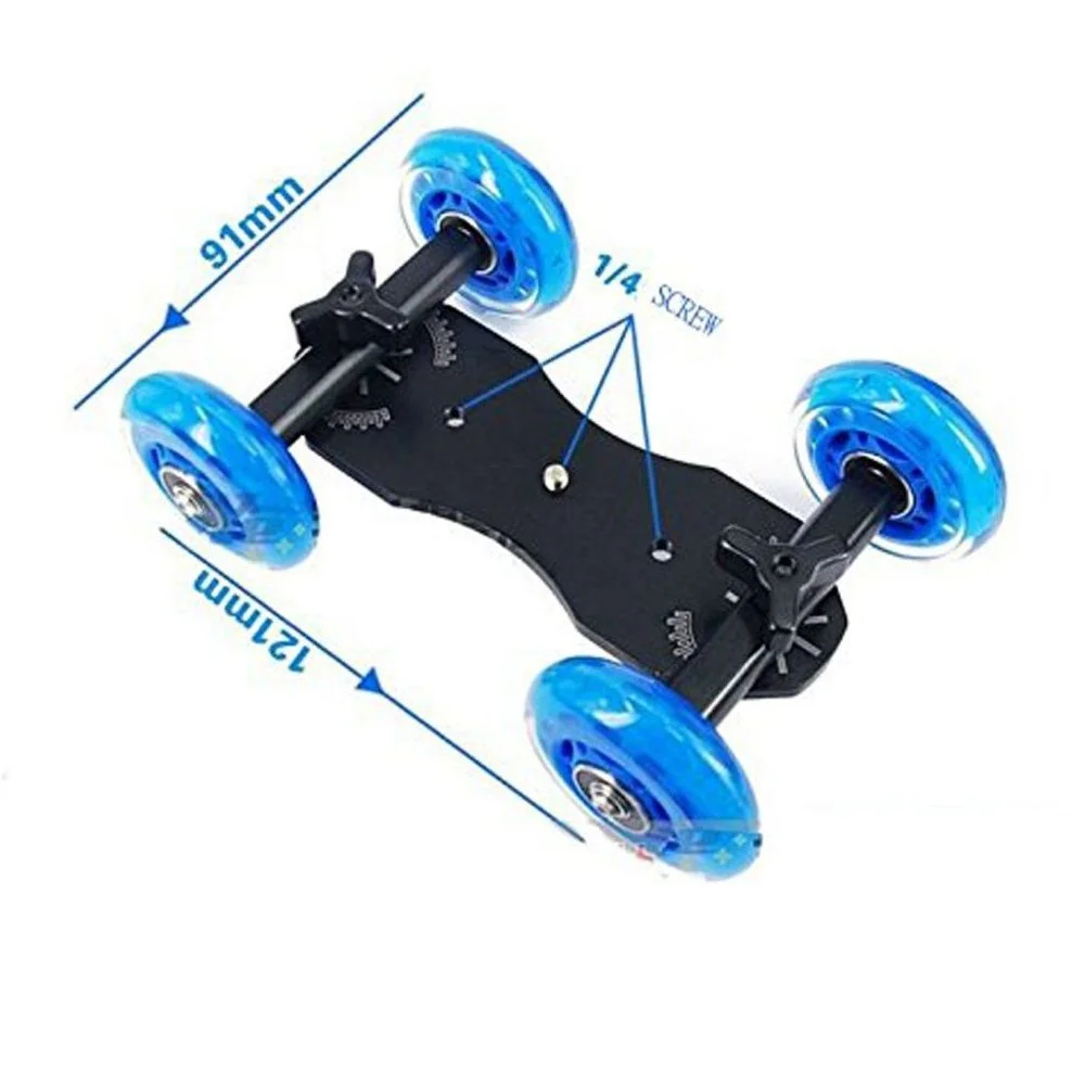 DSLR Camera Dolly for DSLR or Smartphone