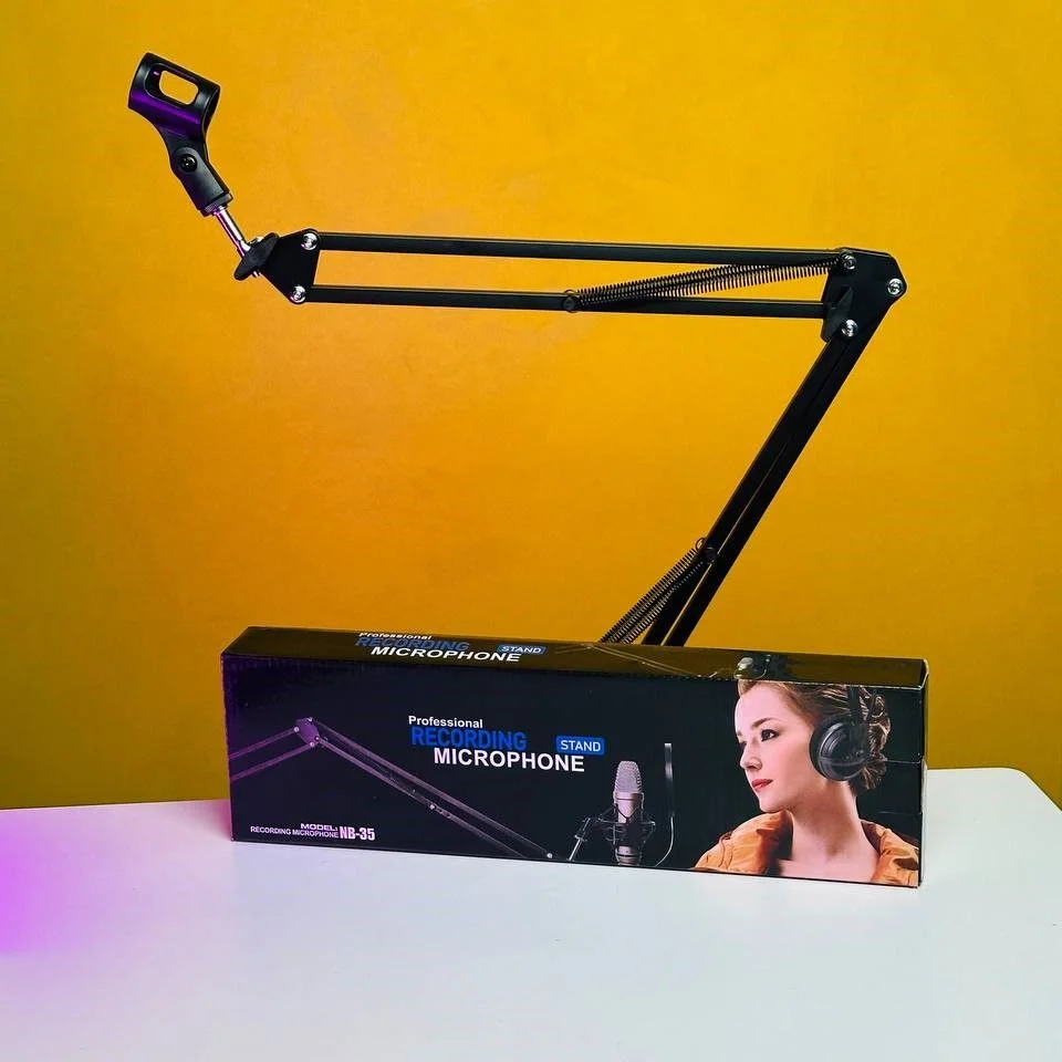 Professional Recording Microphone Table Stand For Dynamic and Condenser Mic (NB-35)