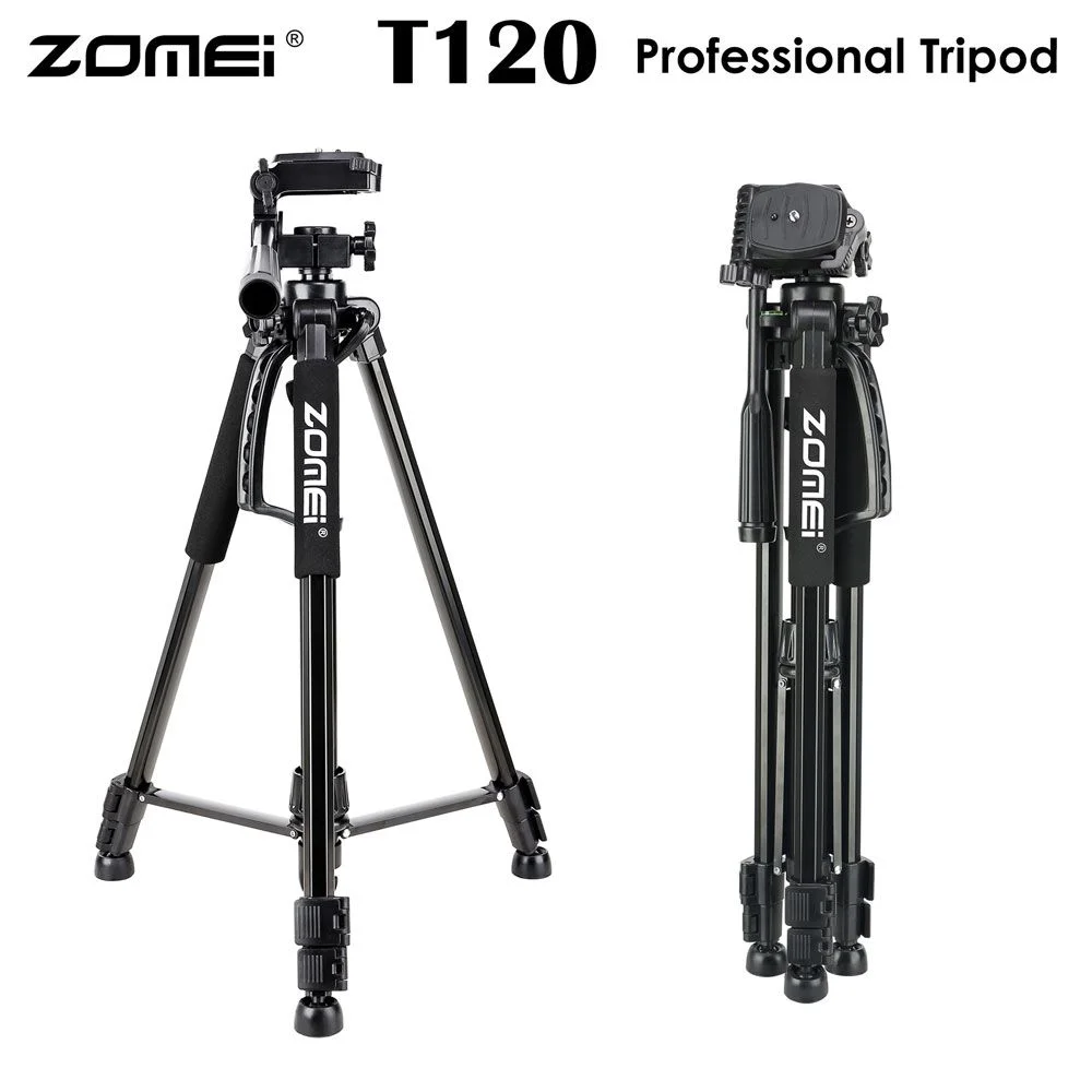 Zomei T120 Mobile &amp; DSLR Tripod-Professional Series (Without Mobile Holder)