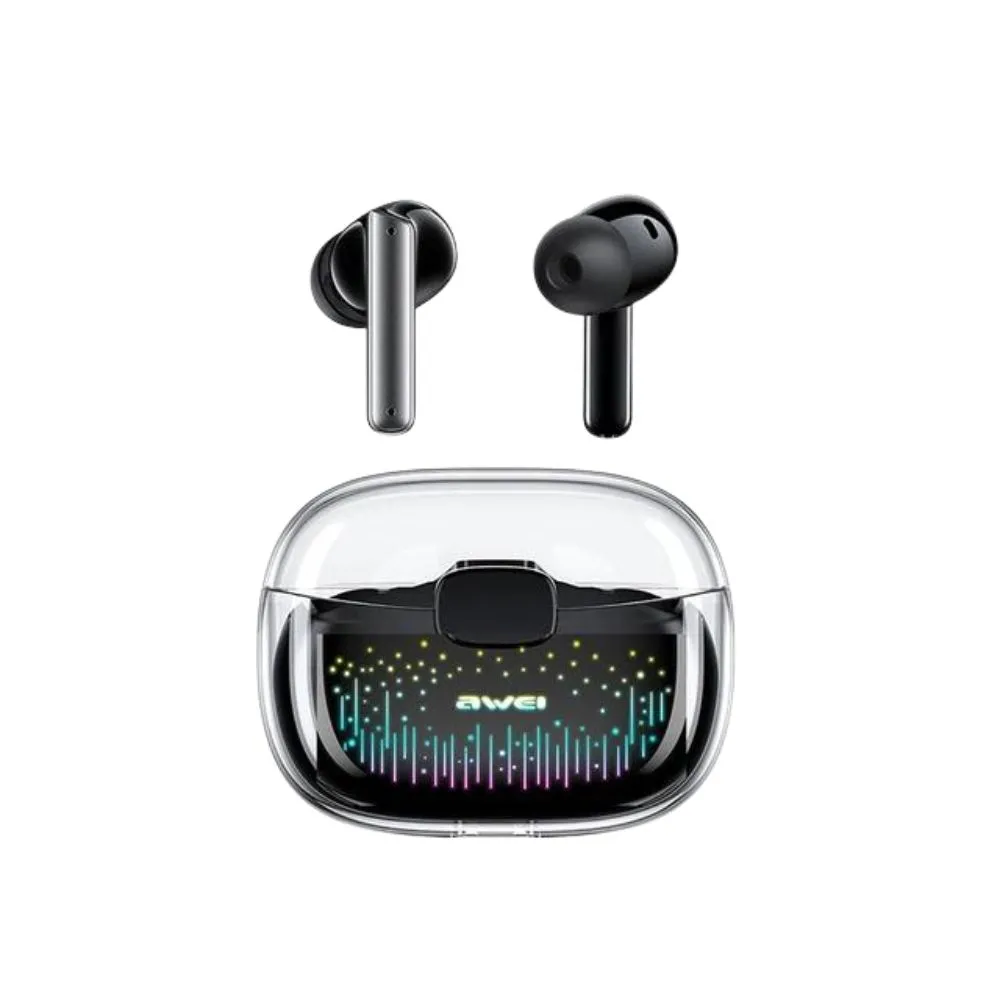 AWEI T52 ANC Wireless Bluetooth Earbuds  Black Color