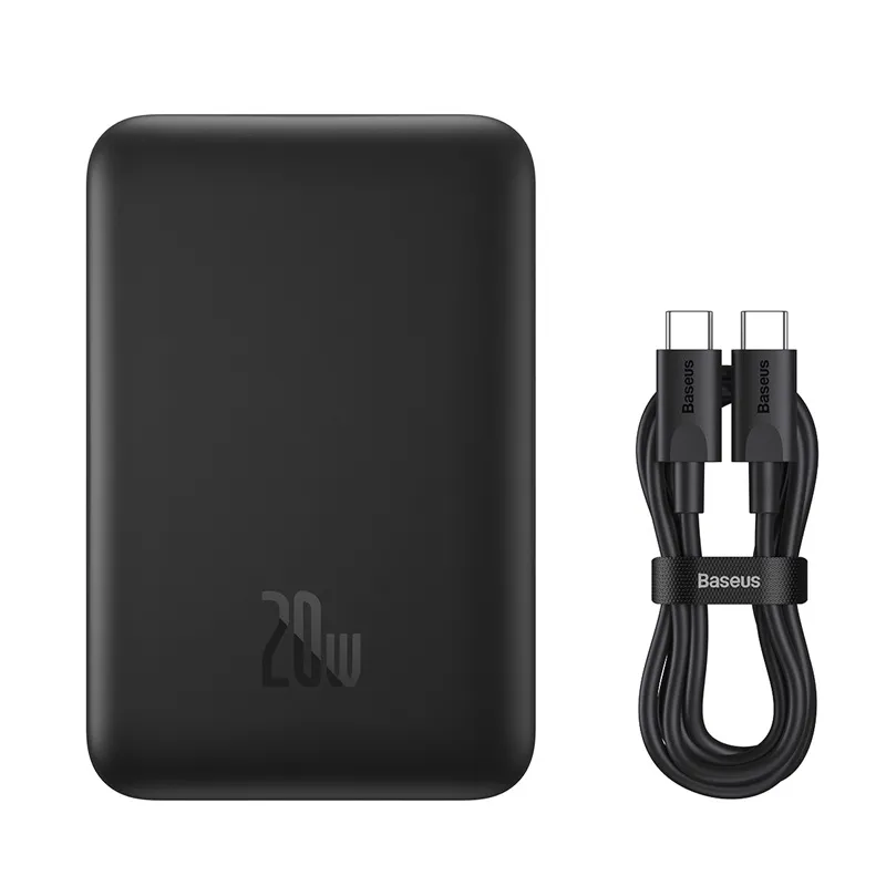 Baseus 20W Magsafe 10000mAh Magnetic Wireless Fast Charge Power Bank with Type C-C Cable
