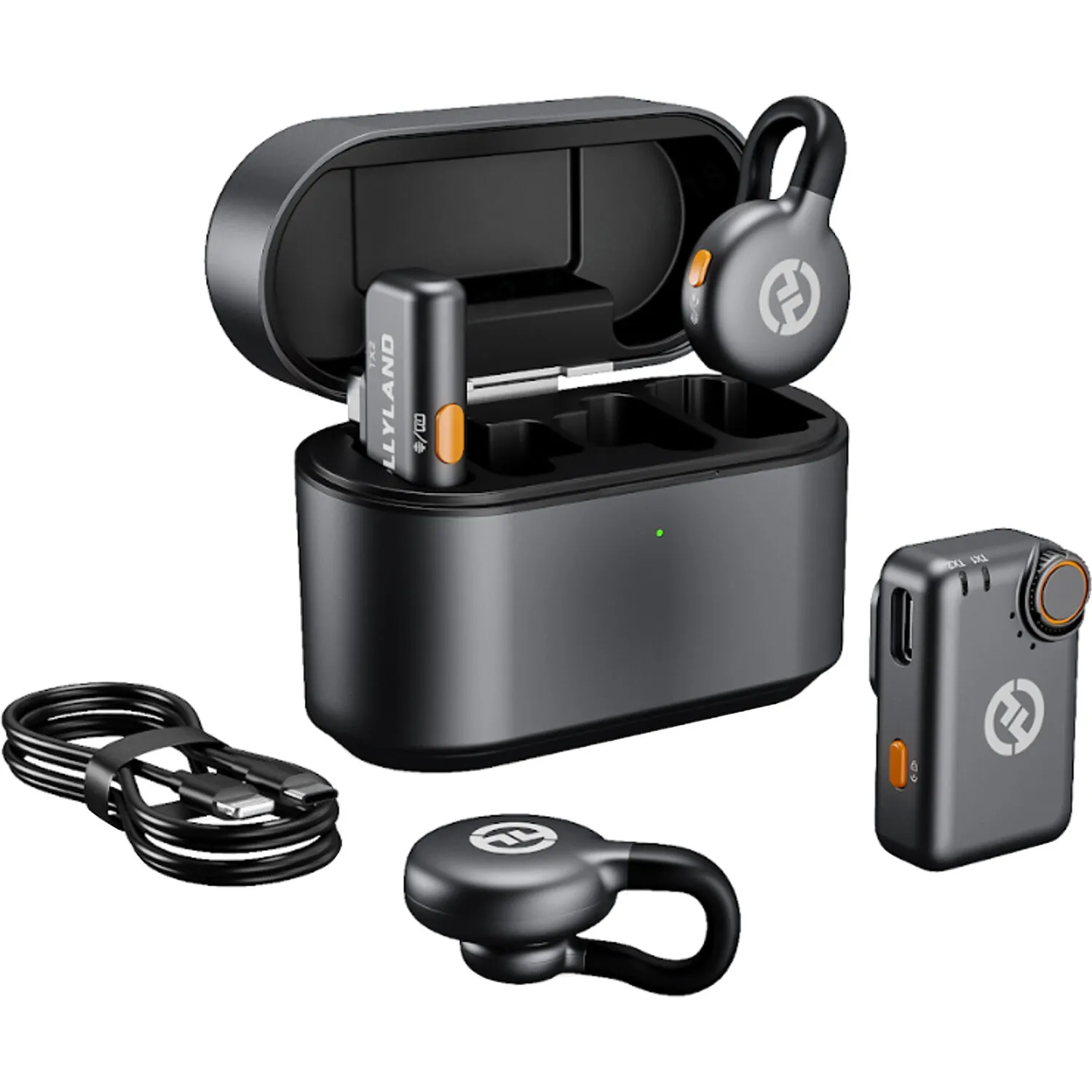 Hollyland Lark M2S Mini Combo Wireless Microphone for iPhone/Camera/Android/Laptop