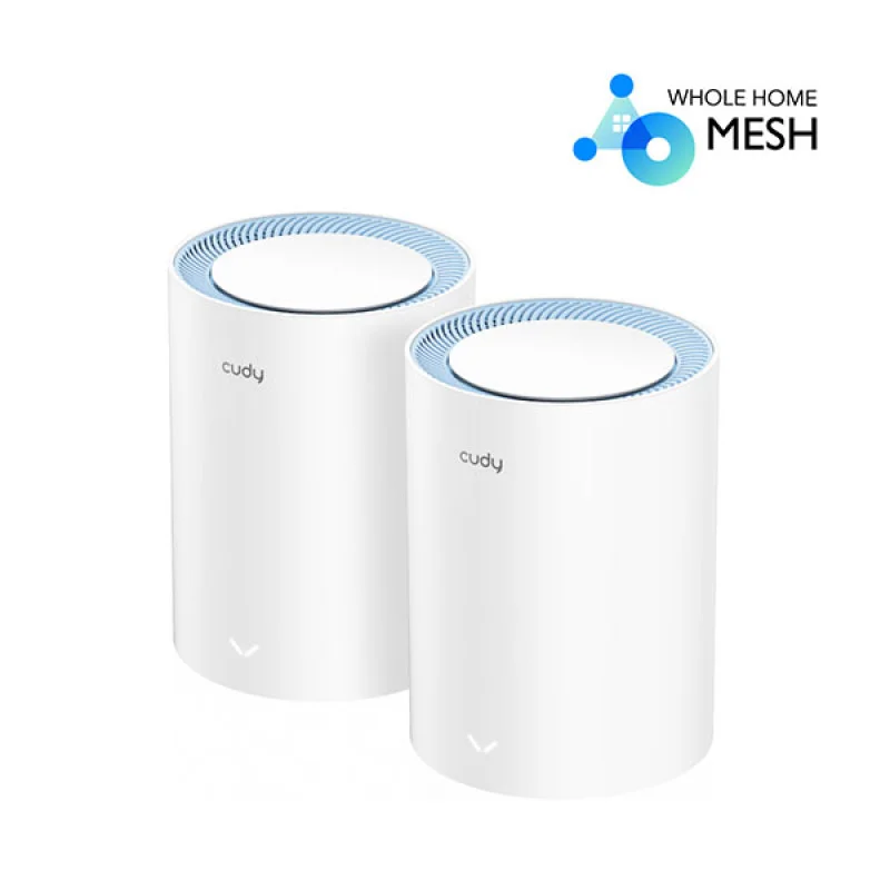 CUDY M1200 (2-Pack) AC1200 Dual Band Whole Home Wi-Fi Mesh Router