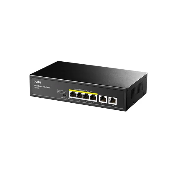 Cudy GS1006P 4-GbE PoE Switch with 2 Uplink GbE