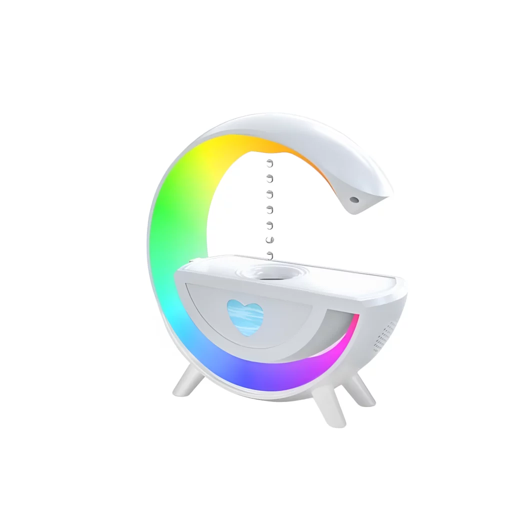 Anti-Gravity Water Drop Humidifier &amp; Bluetooth Speaker with LED Atmosphere Light