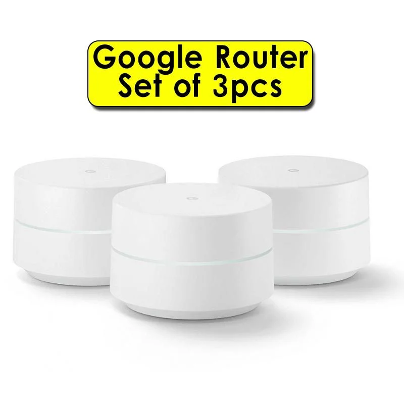 Google WiFi Router (set of 3) for Whole Home Coverage (NLS-1304-25)