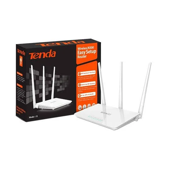 Tenda WiFi Router for Home or Small Office (F3 300Mbps)