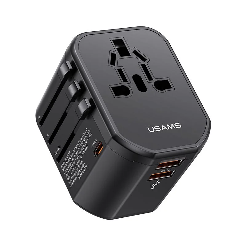 USAMS US-CC179 T59 20W Dual Port USB + Type-C Universal Travel Charger