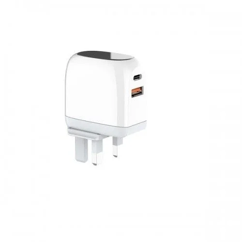 LDNIO A2522C 30W Quick Charger With Lightning Charging Cable
