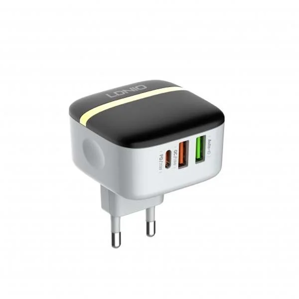 LDNIO A3513Q 2 USB-A &amp; 1 USB-C Portable Fast Charger