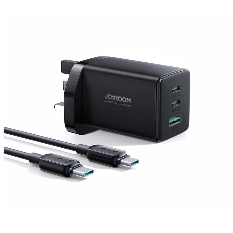 JOYROOM TCG01 GaN Ultra 65W Fast Charger With 100W C to C 1.2m Cable-UK
