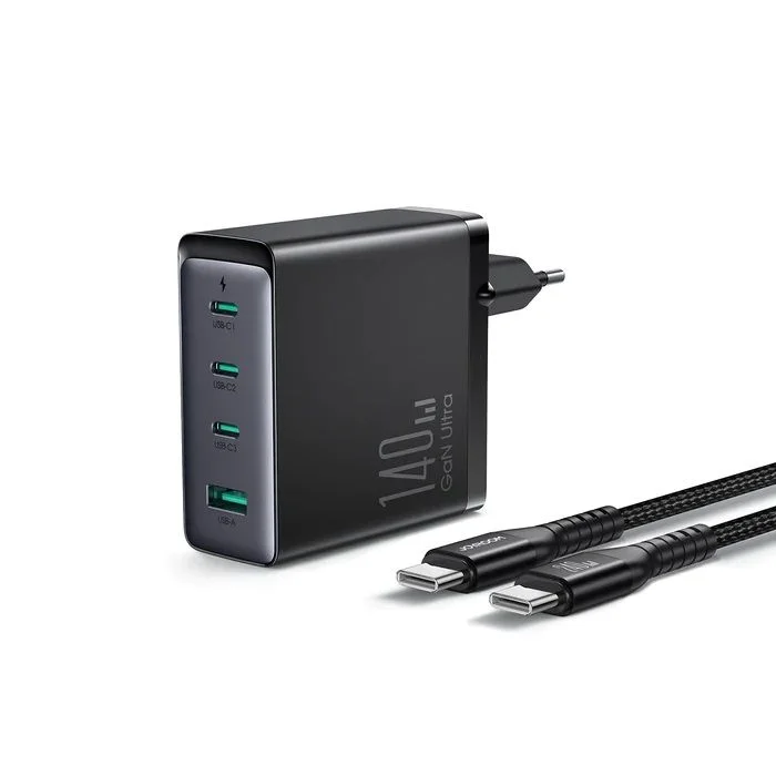 JOYROOM GaN Ultra JR-TCG05EU140W 3C1A Fast Charger With C to C Cable