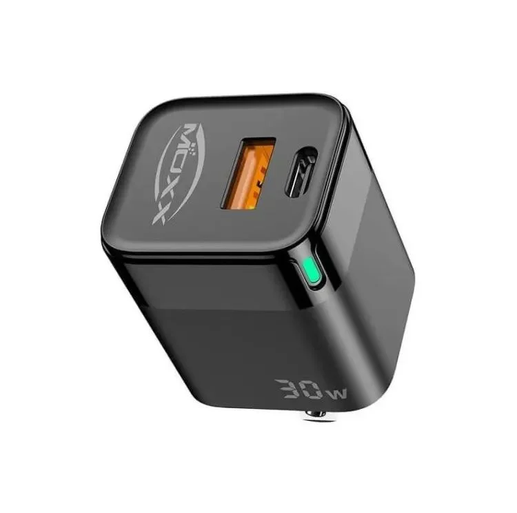 MOXX MC30 Power PD 30W Adapter Type-C &amp; USB+A Port