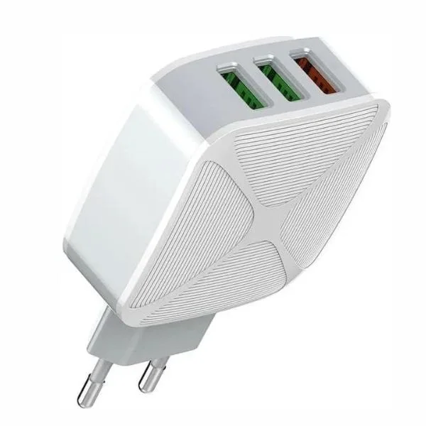 LDNIO A3310Q QC3.0 3-Port Wall Charger Micro USB