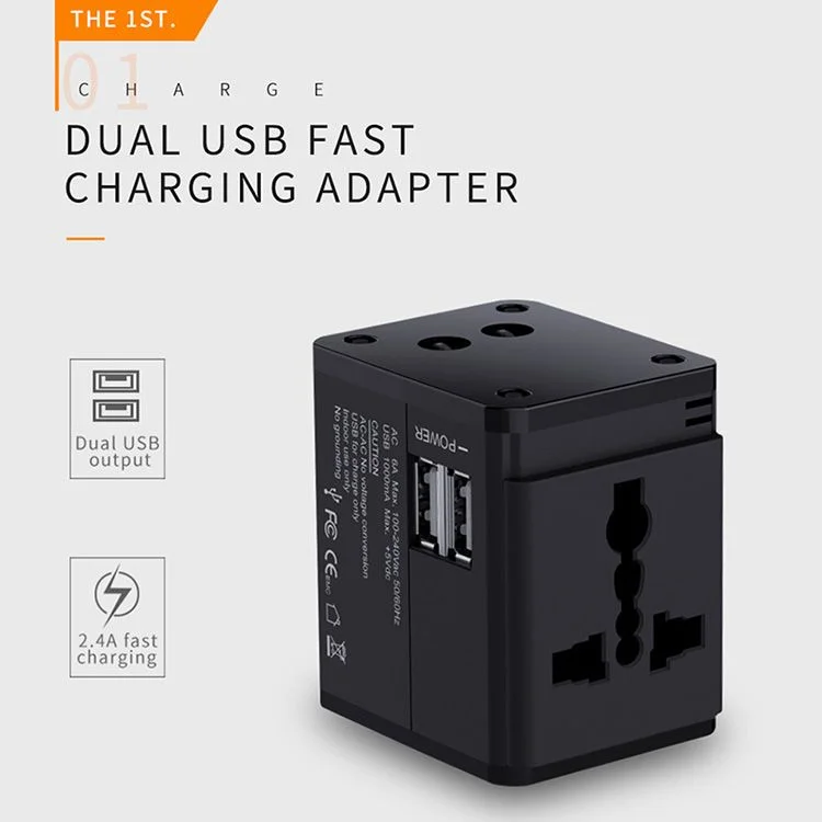 Mcdodo CH-4380 Universal Travel Charger with Dual USB Ports