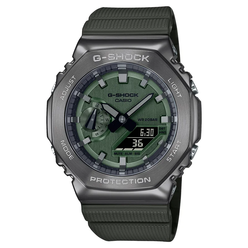 Casio G-Shock G-Steel 2100 Series Analog Digital Watch (GM-2100B-3A)
