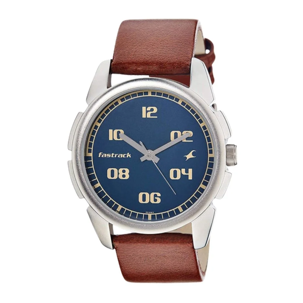 Fastrack Blue Dial Quartz Analog Watch for Guys (NS3124SL02)