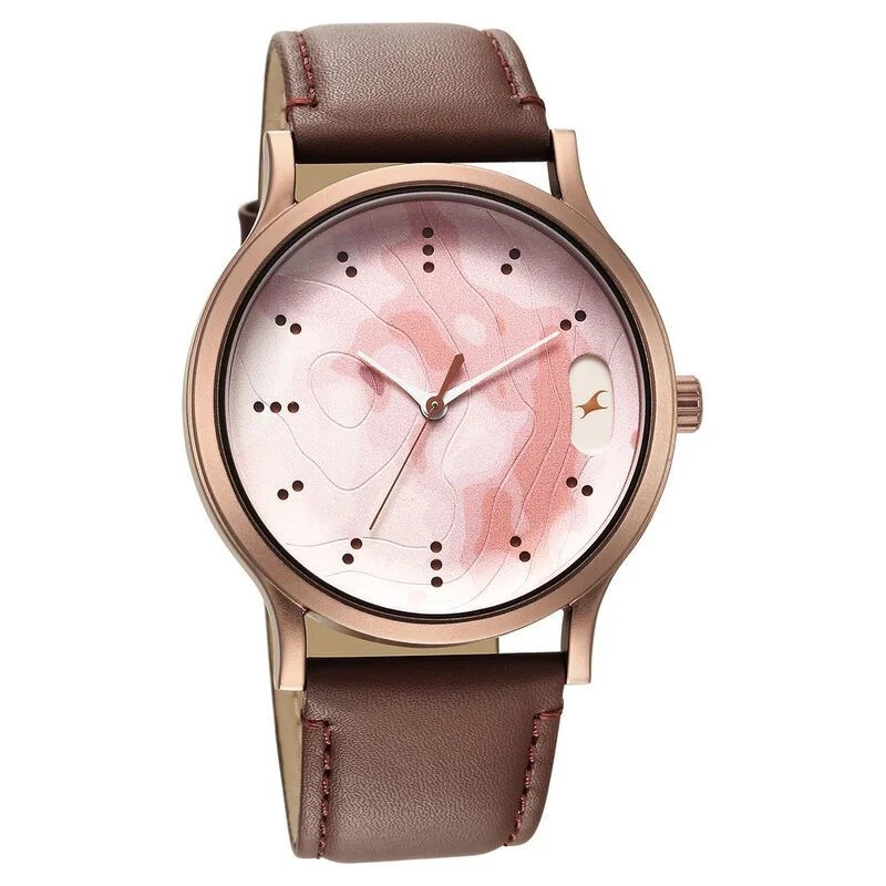Fastrack Urban Camo Brown Dial Watch for Guys (3296QL02)